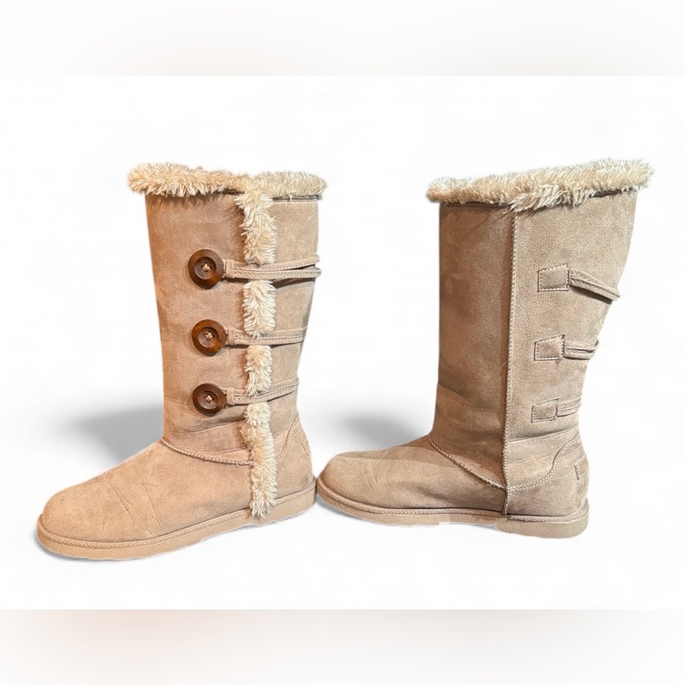 Makalu Blinda Cozy Brown Faux Fur-Lined Women's Boots